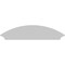 Ekena Millwork Arched Architectural Grade PVC Pediment, 52"W x 14"H x 2-3/4"P PEDP052X140ARD00 - alternate 4